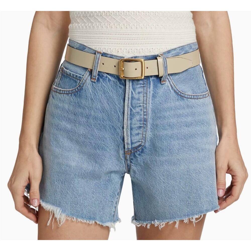 Paige Archie High Rise Relaxed In Vintage Inspired Denim Shorts Size 26
